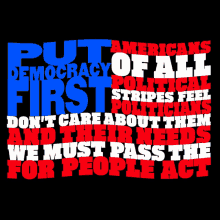 Put Democracy First Americans Of All Political Stripes GIF - Put Democracy First Americans Of All Political Stripes Feel Politicians Dont Care About Them GIFs