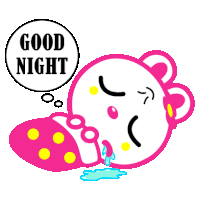 Rabbit Positive Sticker - Rabbit Positive Good Night Stickers