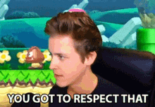 You Got To Respect That Sam GIF - You Got To Respect That Sam Redfalcon GIFs