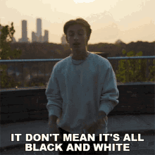 It Dont Mean Its All Black And White Flaws GIF - It Dont Mean Its All Black And White Flaws Johnny Orlando GIFs