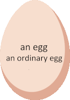 An Ordinary Egg Egg Sticker - An Ordinary Egg Egg Beige Egg Stickers