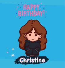 Christine Happy GIF - Christine Happy Happybirthday GIFs