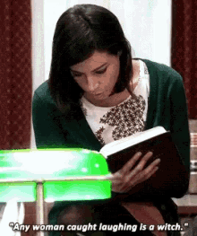 April Ludgate Parks And Rec GIF - April Ludgate Parks And Rec Woman Laughing Is A Witch GIFs