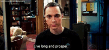 Live Long GIF - Live Long And Prosper Sheldon Big Bang Theory GIFs