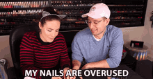 My Nails Are Overused Worn Out GIF - My Nails Are Overused Worn Out Overplayed GIFs
