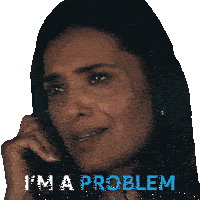 I'M A Problem Solver Indira Shetty Sticker - I'M A Problem Solver Indira Shetty Shelley Conn Stickers