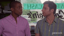 Pointing At Each Other Dulé Hill GIF - Pointing At Each Other Dulé Hill Gus GIFs