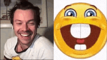 Harry Styles Harry Styles Reaction GIF - Harry Styles Harry Styles Reaction Bucktooth Emoji To Staring GIFs