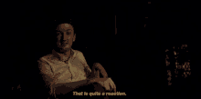 That Is Quite A Reation Dark GIF - That Is Quite A Reation Dark Reaction GIFs
