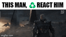 recycle react this man