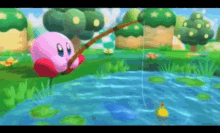 Kirby Triple Deluxe Eat GIF