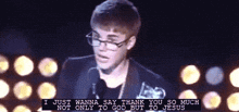 Justin Bieber Thank You To Jesus And God GIF - Justin Bieber Thank You To Jesus And God Thank You GIFs