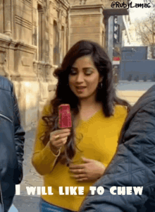 Shreya Ghoshal Like To Chew GIF - Shreya Ghoshal Like To Chew Ice Cream GIFs