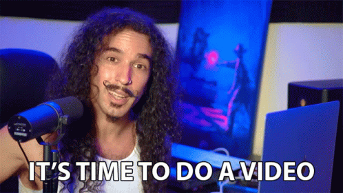 Its Time To Do A Video Anthony Vincent GIF - Its Time To Do A Video Anthony Vincent Make A Video GIFs