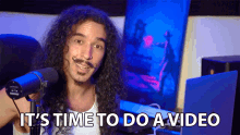 Its Time To Do A Video Anthony Vincent GIF - Its Time To Do A Video Anthony Vincent Make A Video GIFs