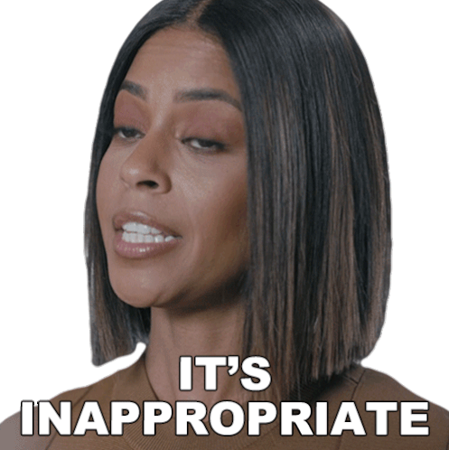 Its Inappropriate Jaelyn Sticker - Its Inappropriate Jaelyn Haus Of Vicious Stickers