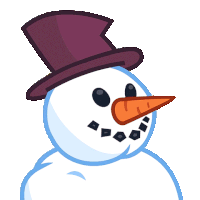 Snowman Cut The Rope Sticker - Snowman Cut The Rope Winter Stickers