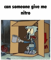 Can Someone Give Me Nitro Spare Nitro GIF - Can Someone Give Me Nitro Spare Nitro Spare Change GIFs