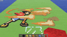 Minecraft: One Piece - Strawhat Luffy Attack GIF