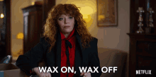 Wax On Wax Off Nadia Vulvokov GIF - Wax On Wax Off Nadia Vulvokov Natasha Lyonne GIFs