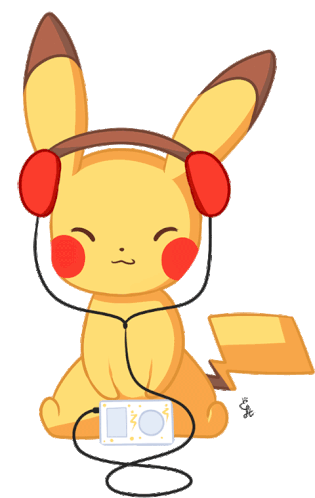 Music Pokemon Sticker - Music Pokemon Pikachu Stickers