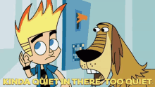 Johnny Test Dukey GIF - Johnny Test Dukey Kinda Quiet In There GIFs