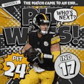 Indianapolis Colts (17) Vs. Pittsburgh Steelers (24) Post Game GIF - Nfl National Football League Football League GIFs