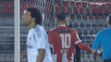 a player with the number 10 on their back