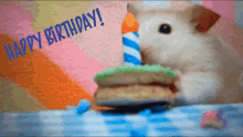 Happybir Hamster GIF - Happybir Hamster Birthdaycake GIFs