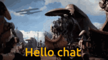 Hello Chat Battle Droid GIF - Hello Chat Battle Droid Battle Droid Hello GIFs