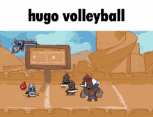 Hugo Volleyball GIF - Hugo Volleyball Castle Crashers GIFs