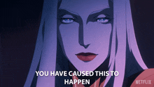 You Have Caused This To Happen Carmilla GIF - You Have Caused This To Happen Carmilla Castlevania GIFs