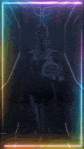 a futuristic image of a person with the word error visible