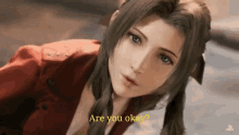 Are You Okay Final Fantasyvii GIF - Are You Okay Final Fantasyvii Aires GIFs
