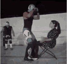 Out Of Nowhere Lucha Libre GIF - Out Of Nowhere Lucha Libre Kick GIFs