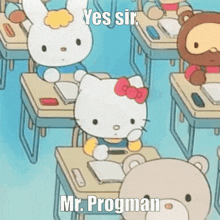 Hello Kitty Class Of 09 GIF - Hello Kitty Class Of 09 Progman GIFs