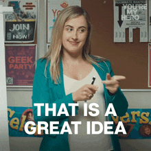 That Is A Great Idea Claire GIF - That Is A Great Idea Claire Gwynne Phillips GIFs