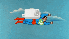 Quinnergy Superman With Boiler Flying Boiler GIF