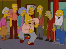 Old Man GIF - The Simpsons Old Man Dancing GIFs