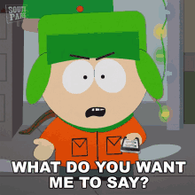 What Do You Want Me To Say Kyle GIF - What Do You Want Me To Say Kyle South Park GIFs