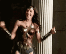 Wonder Woman Happy Dance GIF