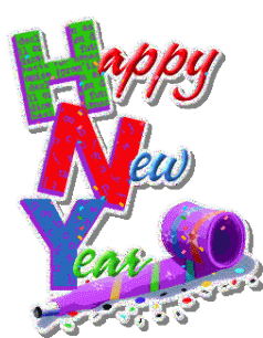 Happy New Year Hny Sticker - Happy New Year Hny Party Blower Stickers