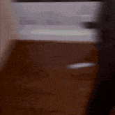 a person is holding another person 's hand in a blurry picture