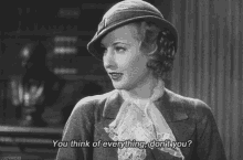 You Think Of Everything Stanwyck GIF - You Think Of Everything Stanwyck GIFs