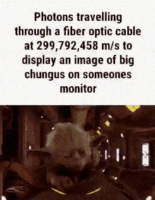 Big Chungus Yoda GIF - Big Chungus Yoda Monitor GIFs