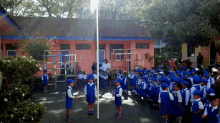 upacara bendera indonesia merah putih senin