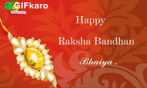 Happy Raksha Bandhan Bhaiya Gifkaro GIF - Happy Raksha Bandhan Bhaiya  Gifkaro Have A Great Raksha Bandhan Bhaiya - Discover & Share GIFs