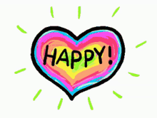 Happy Rainbow GIF - Happy Rainbow Love GIFs