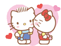 Daniel Y Hello Kitty Sticker - Daniel Y Hello Kitty Stickers