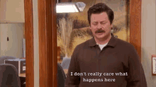 Ron Swanson  GIF - Parks And Rec Ron Swanson Nick Offerman GIFs